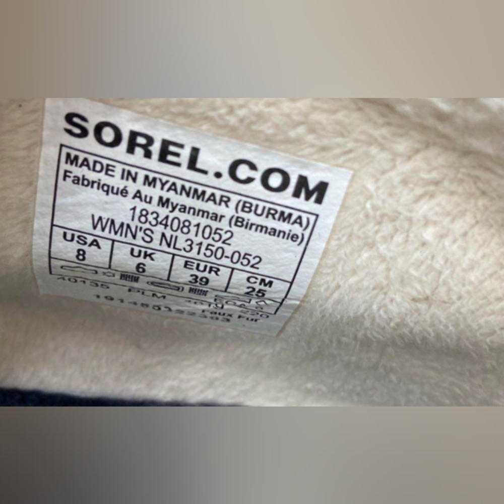 Sorel Out N About Plus Felt Waterproof Boots Size 8 Used Exc MSRP $120 - Picture 6 of 7